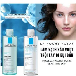 La Roche Posay Eau Micellaire Ultra Nước Tẩy Trang Cho da Dầu Mụn, Nhạy Cảm 400ml