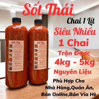 (Giá Sỉ) Chai 1 Lít Sốt Thái Trộn Chân Gà,Trứng Non,Tai Heo,Gân Bò,Trộn Đủ Món