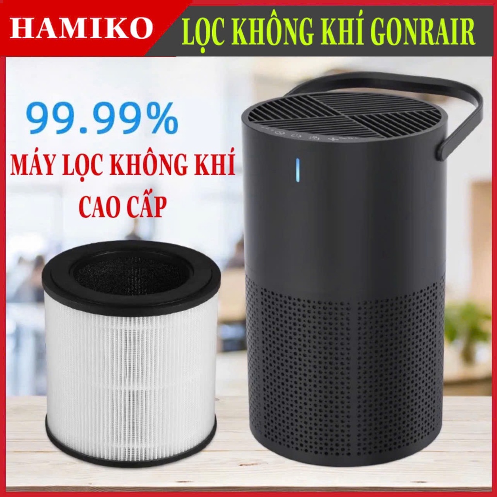Máy lọc không khí K802, Lọc sạch bụi mịn và khói thuốc, Màng lọc hepa, màn hình cảm ứng thông minh