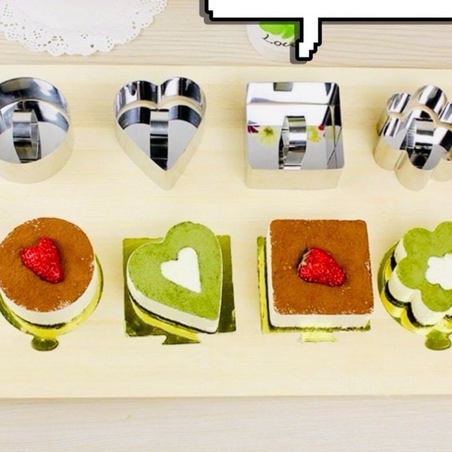 Khuôn ring Mousse mini 4 mẫu