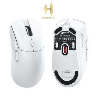 Chuột Gaming Không Dây HOSAN Ziyou Attack Shark R1 Siêu Nhẹ Chip Paw3311 Cực Mạnh 3 Chế Độ Kết Nối