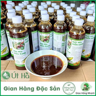  Mật Mía Nguyên Chất Tự Nhiên Quảng Ngãi Chai 500ml Sản Xuất Thủ Công Từ Cây Mía Đường - Út Hà Đặc Sản 