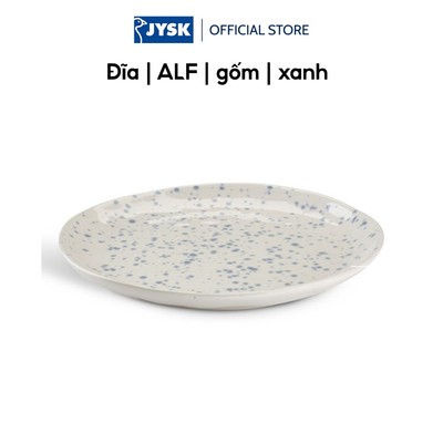 Đĩa | JYSK ALF | gốm | xanh | Ø21cm