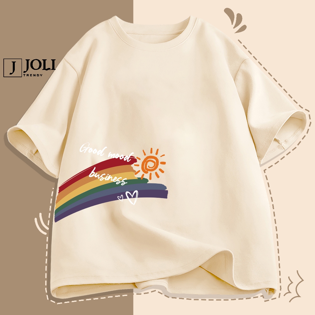 Áo Thun Unisex Golden Wheat Form Rộng Nam Nữ by JOLI Phong Cách Ulzzang J Joli Trendy | BigBuy360 - bigbuy360.vn