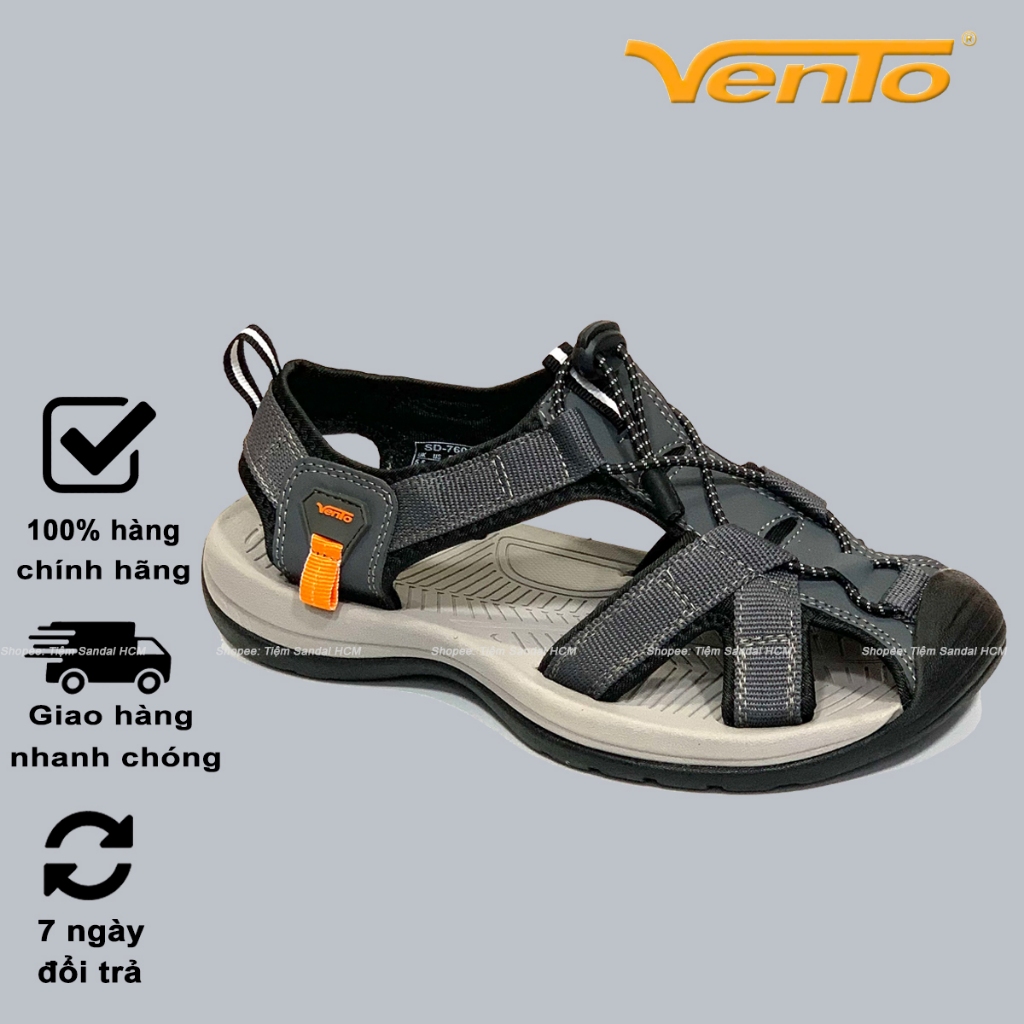 Sandal Vento Bít Mũi NV7606 Xám