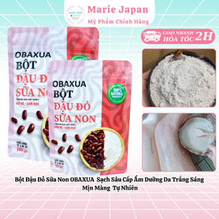 Bột Đậu Đỏ Sữa Non OBAXUA Sạch Sâu Cấp Ẩm Dưỡng Da Trắng Sáng Mịn Màng Tự Nhiên
