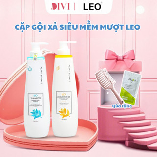 (LEO BẢN CŨ) Cặp Dầu Gội Xả LEO PROSEE Xanh Vàng Phục Hồi Tóc Hư Tổn Siêu Mềm Mượt Tóc 800ml - Mỹ phẩm Divi