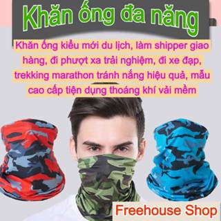 Khăn turban cao cấp dày tub khăn trùm đầu đa năng chống nắng cho phượt thủ siêu dễ thương và thời trang