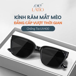 Kính râm mắt mèo LATIO, Kính mắt thời trang cực hót 2025 thiết kế trẻ trung, năng động, đầy cá tính - KM140