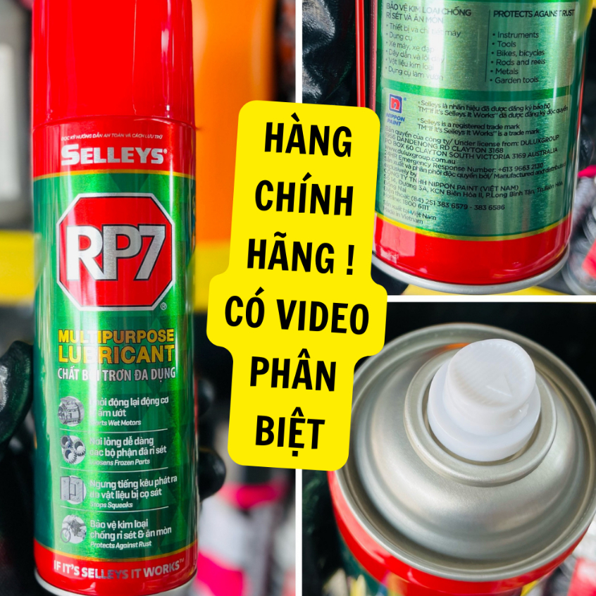 Chai chống rỉ sét, bảo vệ thiết bị RP7 175G Chính Hãng