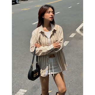 Áo sơ mi dài tay unisex chất liệu Linen Hàn Quốc form Regular thiết kế HAVEN'S - havenstyle