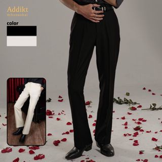 Quần Loe cạp cao Addikt Gallant Flared High Rise Trousers - Quần nam ống loe 2 màu Đen/ Be vải Cotton Blend chống nhăn