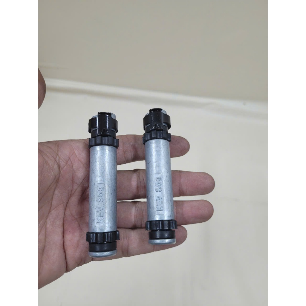 Cặp (2 bên) đối trọng tay lái (lõi bắt gù) Wave nhỏ 2 bóng, Wave ZX