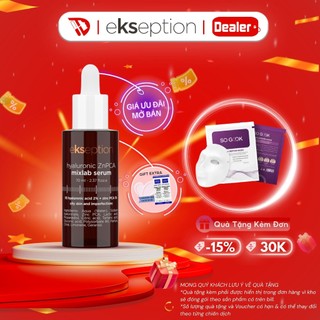  Serum kẽm Ekseption giảm mụn kiểm soát dầu nhờn Hyaluronic ZnPCA Mixlab Serum 75ml 
