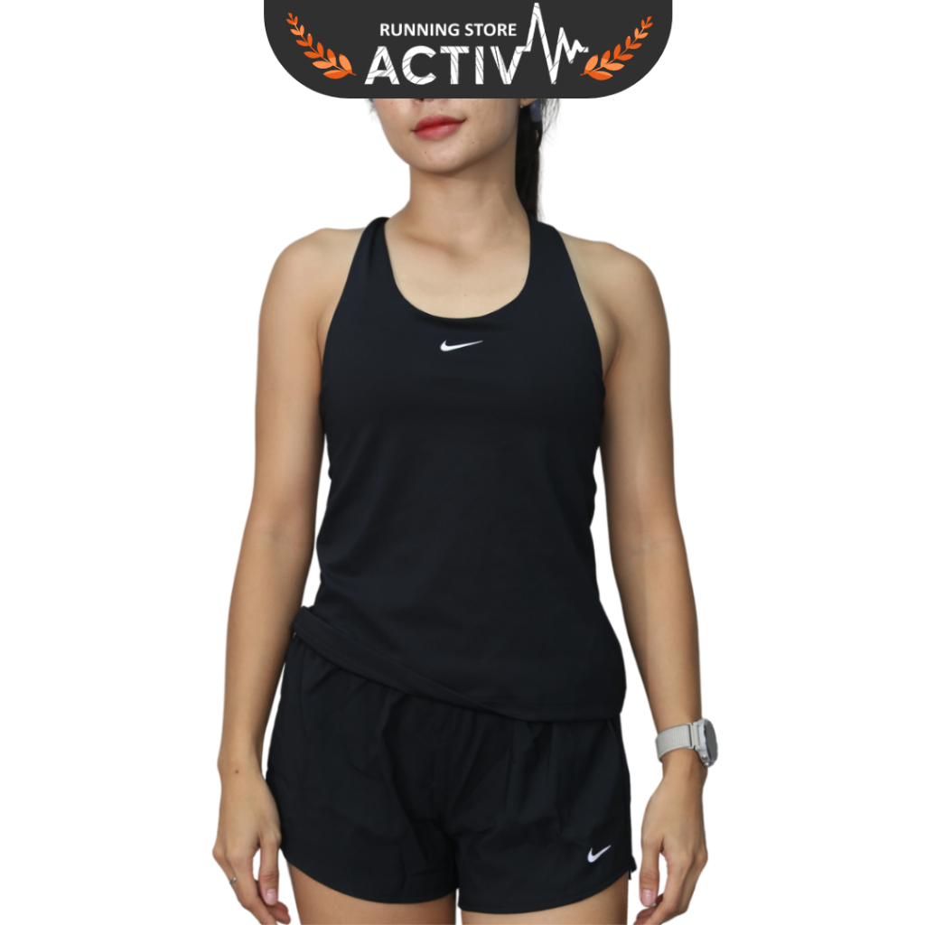 Áo Bra Chạy Bộ NIKE Swoosh Medium-support Padded Sports Bra Tank - Black