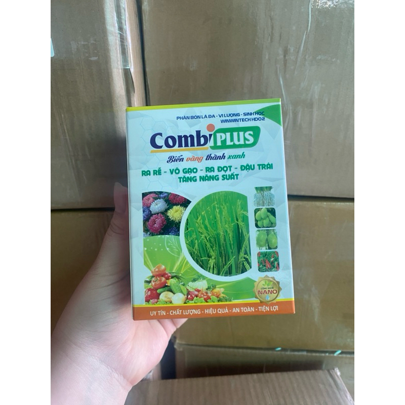 1 hộp 10 gói COMBIPLUS ra rễ - vô gạo - ra đọt - đậu trái tăng năng xuất