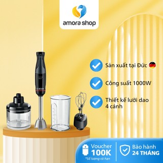  Máy Xay Cầm Tay Bosch MSM4B624 Công Suất 1000W Tiếng Ồn Thấp - Bảo Hành Chính Hãng 24 Tháng 