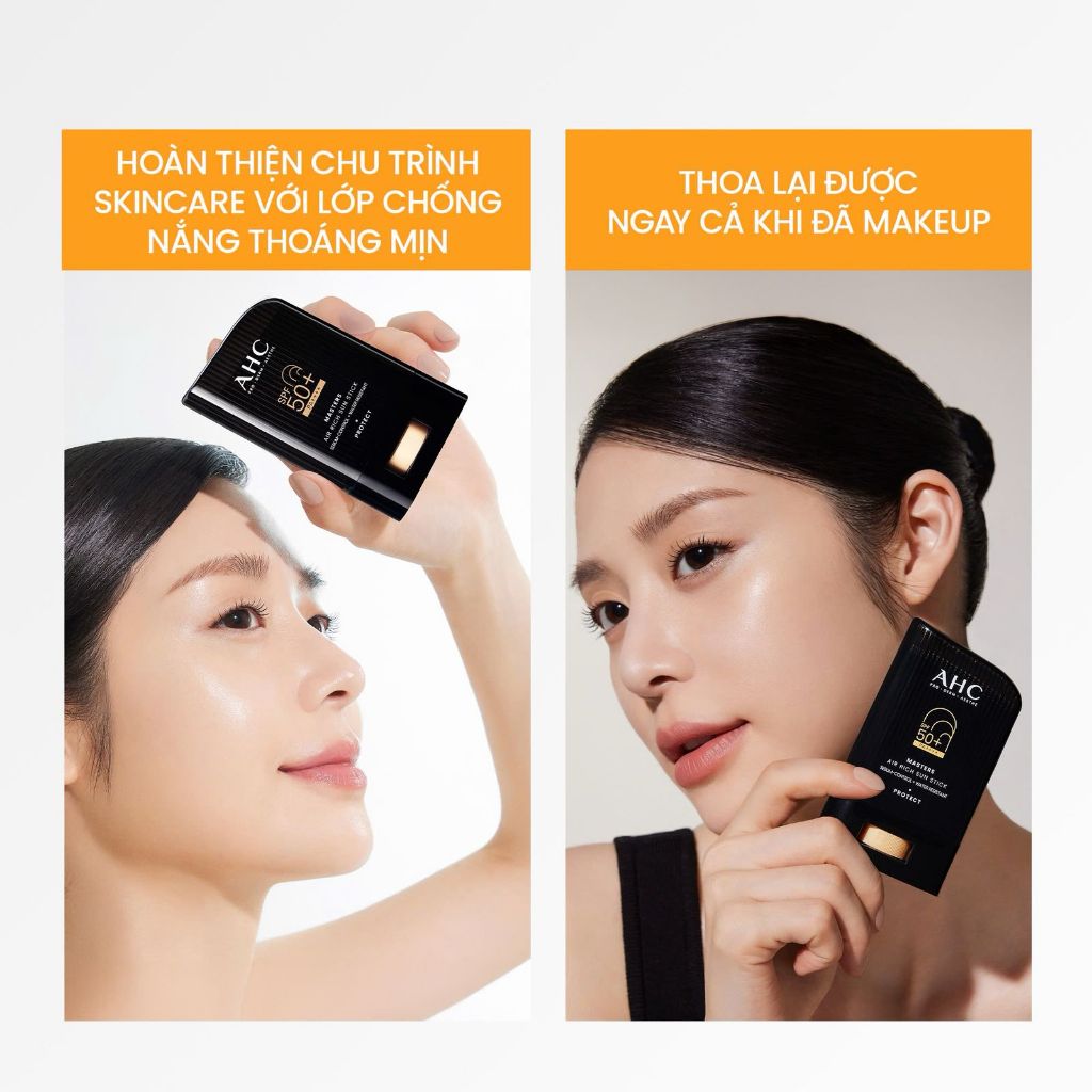 [LIVE] Sáp Chống Nắng AHC phổ rộng kiềm dầu suốt 24H Masters Air Rich Sun Stick 22g | BigBuy360 - bigbuy360.vn