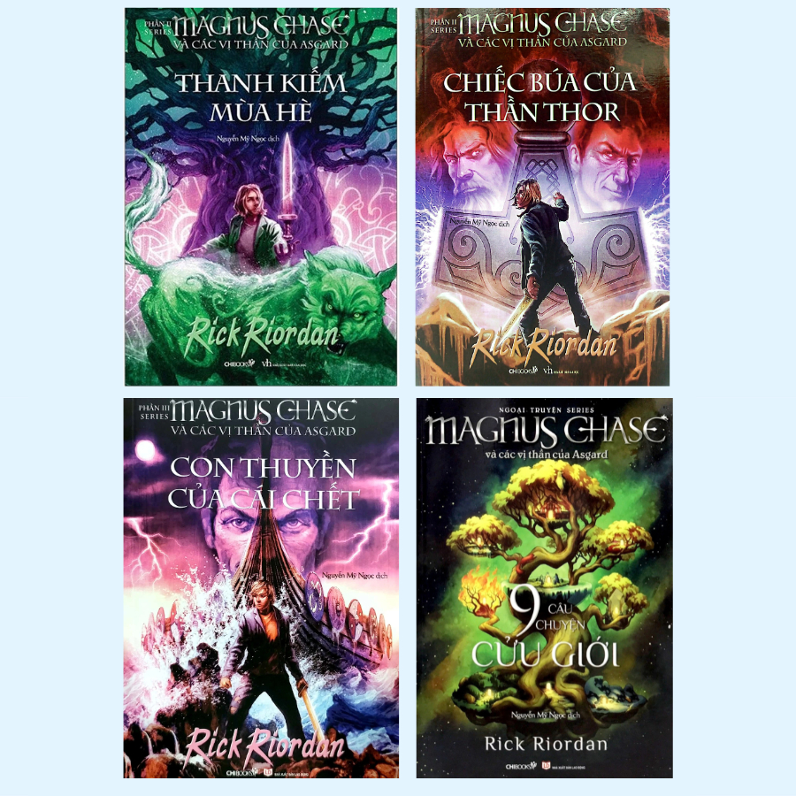 Sách - Bộ 4 Cuốn - Magnus Chase Và Các Vị Thần Của Asgard (ChiBooks)