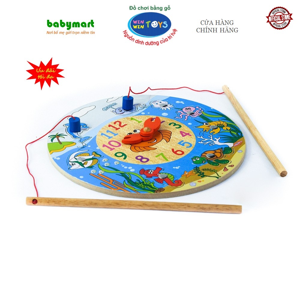 Đồ chơi gỗ - Đồng hồ đại dương chính hãng Winwintoys 63362