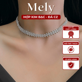 VÒNG CỔ DÂY CHUYỀN CHOKER ĐÍNH ĐÁ ĐI TIỆC CÁ TÍNH SANG TRỌNG - MELY 582