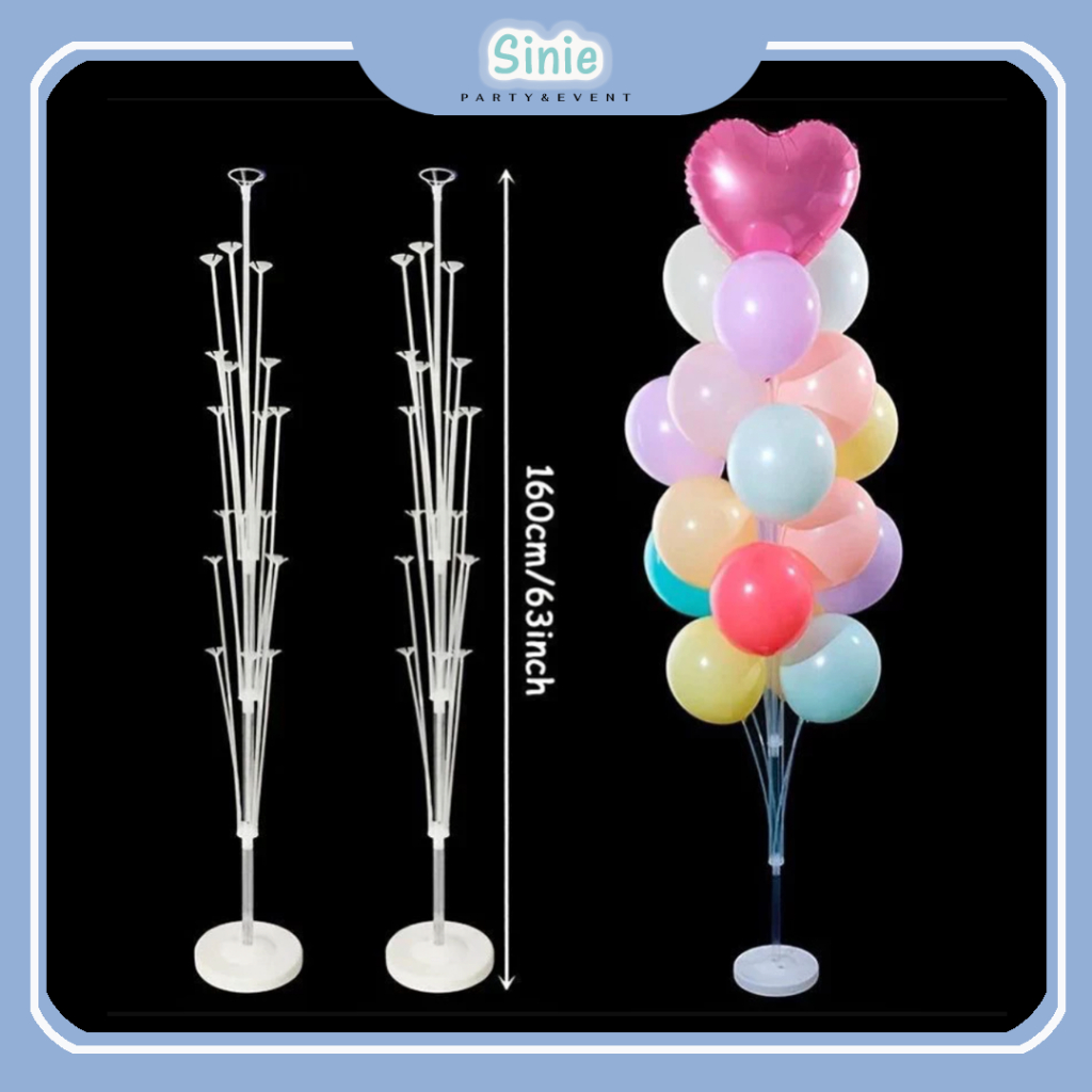 Trụ Gắn Bóng Bay Cao 1,3m 1,6m - Trụ Gắn Bong Bóng Trang Trí Sinh Nhật - Sinie Party