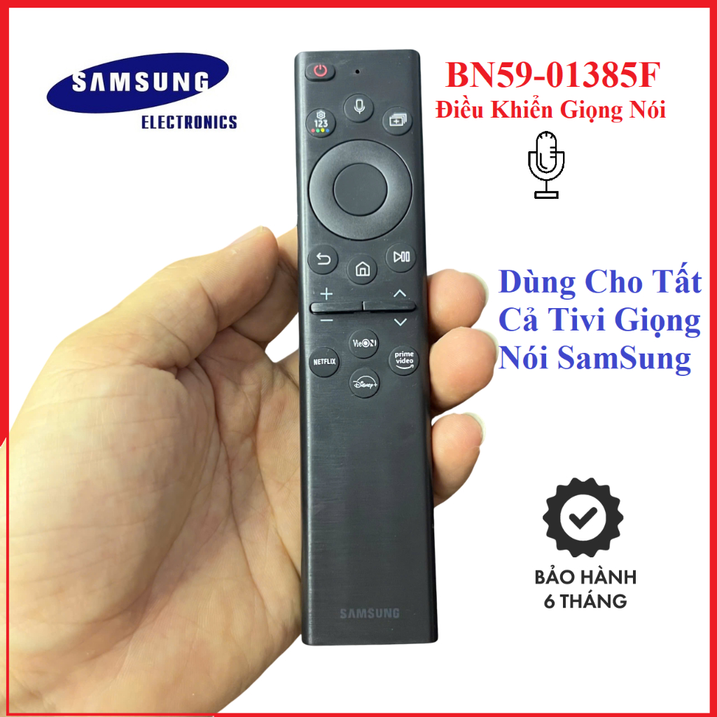 {Hàng Cao Cấp} Remote Giọng Nói Tivi SamSung Đời 2022 - Sử Dụng Cho Các Tivi Giọng Nói SamSung