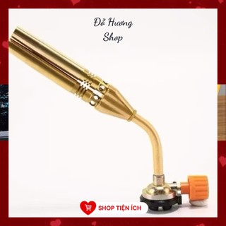  Khò Gas mini 2 lòng 820 - khò gas đôi ống dẫn bằng đồng lắp bình gas mini tiện lợi 