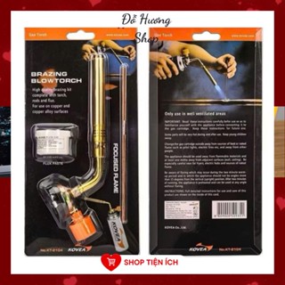 Khò gas mini, Đèn Khò Hàn ống đồng Kt-2104 + TẶNG kèm bột Hàn Que Hàn Cao Cấp - Đầu khò gas cầm tay