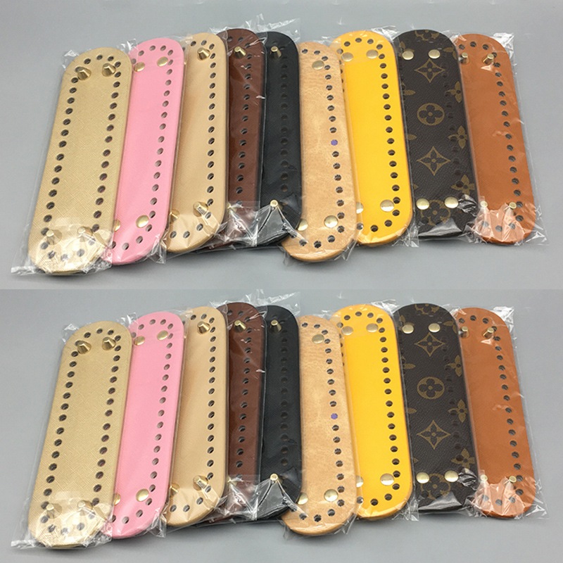 Đế da PU có đục lỗ sẵn kích thước 18*5cm
