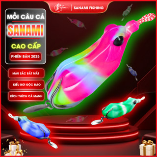  Mồi Câu Cá Giả Super Frog Lure Mồi Giả Câu Cá Lóc Máy Câu Cá Siêu Cao Cấp MO40 