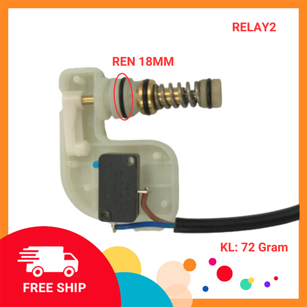 Cụm Rờ Le Máy Rửa Xe, Ren 18Mm, Công Tắc Trong Máy Rửa Xe, Dạng Trực Tiếp Áp Lực Cao, Relay2