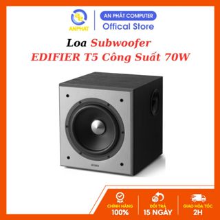 Loa Subwoofer EDIFIER T5 | Công Suất 70W | Vỏ Gỗ Chống Dội Âm | Cộng Hưởng Khoang Dưới | Bảo Hành 12 Tháng
