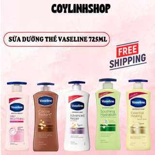 Kem, sữa dưỡng thể VASELINE Healthy nâng tone cho da 725ml chính hãng