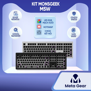 Kit bàn phím cơ Monsgeek M5W - 3 modes kết nối - 6000mAh
