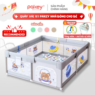 Quây Bóng Cho Bé, Quây Vải Nhà Bóng Cho Bé Pakey, Khung Inox Dày, Bảo Hành 1 Năm, Tháo Lắp Dễ Dàng Nhanh Chóng  - K1