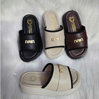 Dép lê viền quai ngang L03 da sần mềm đế siêu nhẹ chống trơn trượt cho bé gái đi chơi đi học