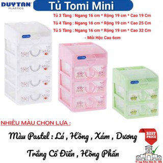  Tủ Nhựa Duy Tân TOMI Mini 3-4-5 Tầng  Tổng Kho Giá Rẻ SG 