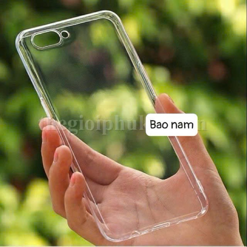 Ốp lưng dẻo silicon trong suốt oppo A3s cao cấp