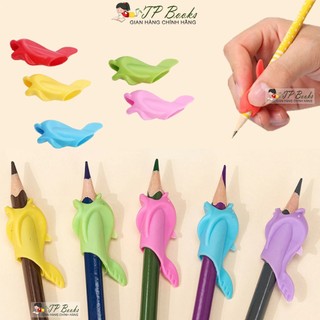 Combo 5 Cái Đệm Bút Tập Viết Cá Heo Thông Minh Cho Trẻ Em - Định Vị Tay Cầm Bút Đúng Tư Thế Cho Bé
