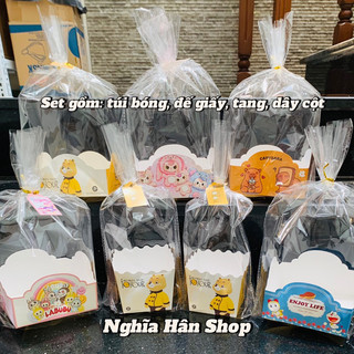 Set 20 Túi đế giấy gói quà cho bé