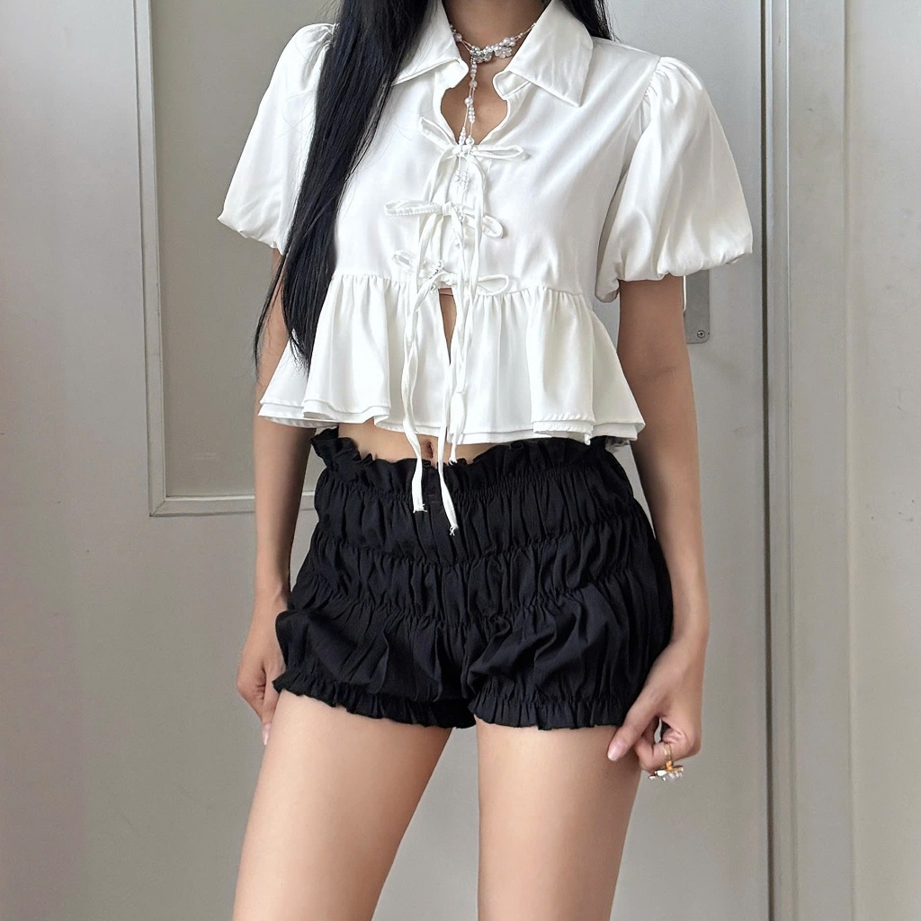 NAVIE - Quần đùi nhún LONLY thời trang nữ | BigBuy360 - bigbuy360.vn