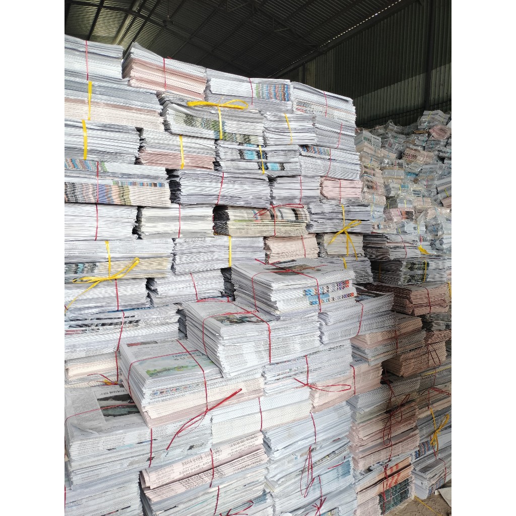 10 kg -  Giấy báo cũ gói hàng (Việt/Nhật/Hàn)(10kg) - mới 95%