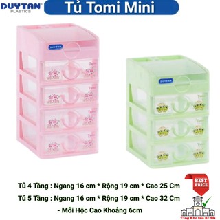 💥 tủ nhựa tomi mini 4 & 5 tầng duy tân, nhựa pp/abs nhỏ gọn , tiện ích 💥 tổng kho giá rẻ sg 💥