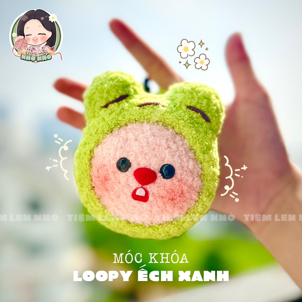 Móc khóa LOOPY ẾCH XANH