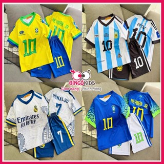 [11-45kg] Set đồ bộ bé trai thun lạnh họa tiết khủng long siêu nhân xe hơi in 3D cực ngầu