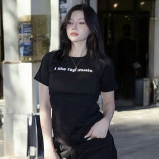 baby tee I LIKE RAP MUSIC