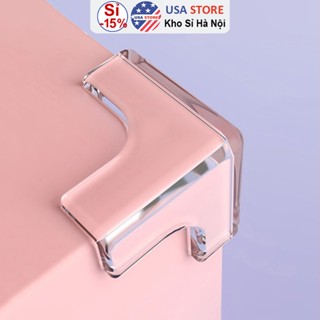 Combo 6 Miếng Silicon Bọc Cạnh Bàn Bịt Che Góc Nhọn Trong Suốt- Tránh Va Đập Cho Bé (Trái Tim/Mặt Cười/Đầu Tròn)