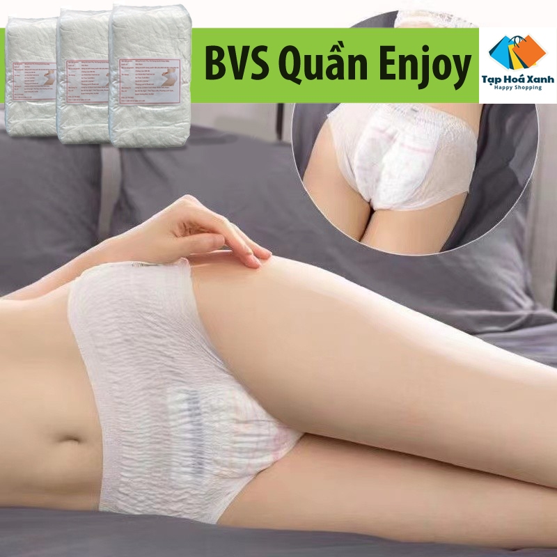 50 Miếng BVS Quần ENJOY Cho Chị Em Phụ Nữ size từ 35-80kg FREE SHIP ( che tên sp)