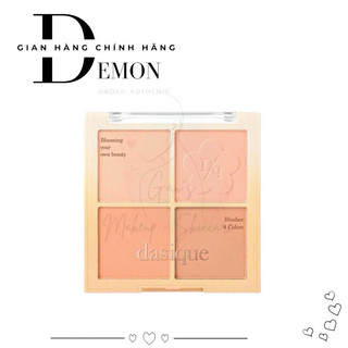 Bảng má hồng 4 ô DASIQUE BLENDING MOOD CHEEK màu 12